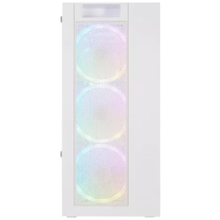 Gabinete SolarMax Cm-5920 6 Fans Rgb Blanco Atx Mid Tower